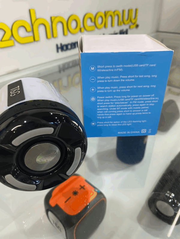 Parlante Tyg Portátil Con Bluetooth, Fm, Llamada, SD, Tg-156 - Imagen 5