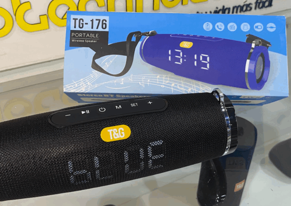 Parlante Tyg Con Bluetooth, Reloj Digital, Fm, SD Tg-174 - Imagen 2